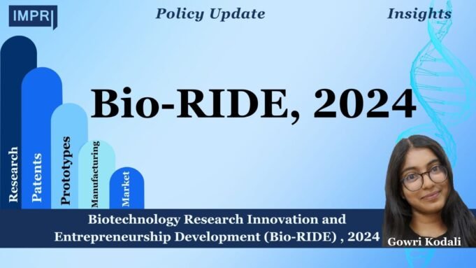 Biotechnology Research Innovation And Entrepreneurship Development (Bio-RIDE), 2024 – IMPRI Impact And Policy Research Institute WhatsApp Image 2026 10 12 at 2.28.05 PM