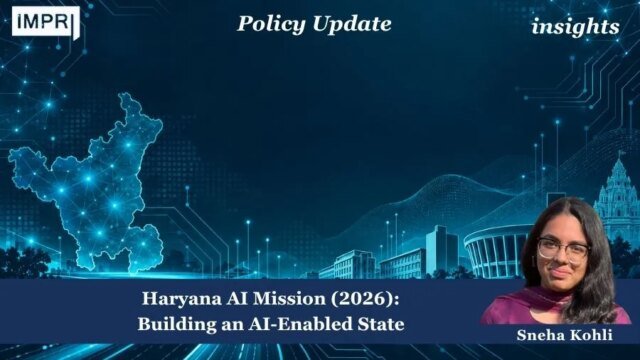 Haryana AI Mission (2026): Building An AI-Enabled State - IMPRI sneha kohli 1
