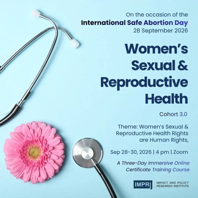 Participants’ List & Details: Women’s Sexual & Reproductive Health Cohort 3.0 – IMPRI Impact And Policy Research Institute wsrh 3